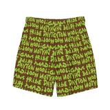 Stephen Sprouse - Swim trunks - Brown/Green