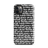 Stephen Sprouse - Tough Case for iPhone® - Black/White