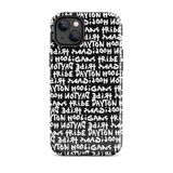 Stephen Sprouse - Tough Case for iPhone® - Black/White